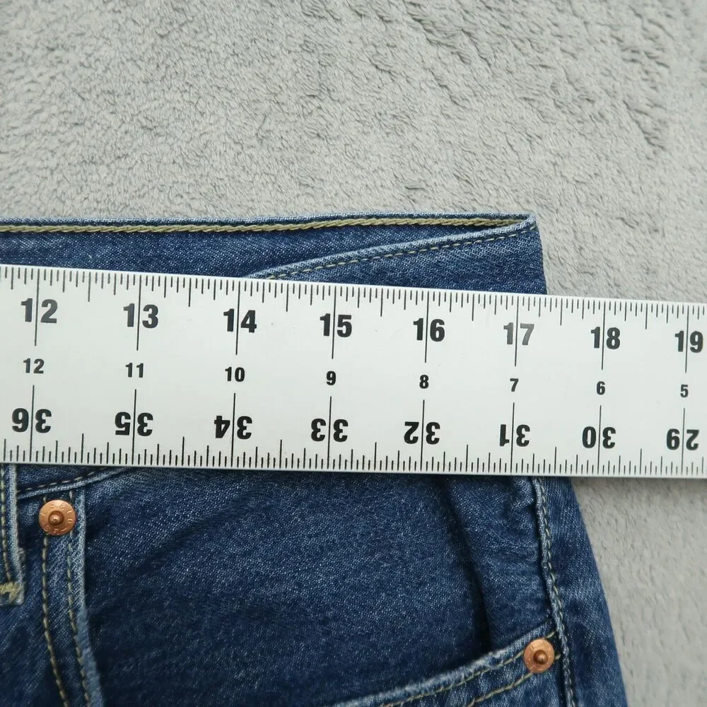 Levi's Jeans Women's Size 31 Blue High-Rise Low Pro Straight 31